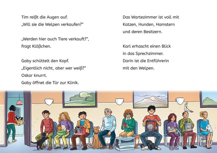 Produktbild: TKKG Junior, B&uuml;cherhelden 1. Klasse, Hilfe f&uuml;r die Welpen