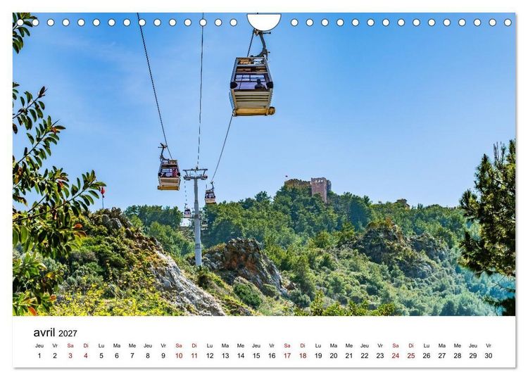 Produktbild: LA RIVIERA TURQUE Antiquit&eacute;. C&ocirc;te. Lumi&egrave;re. (Calendrier mural 2027 DIN A4 vertical), CALVENDO calendrier mensuel
