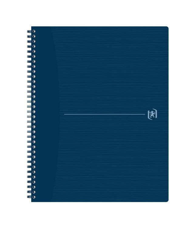 Produktbild: Oxford Spiralbuch Origins A4, 5mm kariert, 70 Blatt, Optik Paper, SCRIBZEE&reg; kompatibel, blau