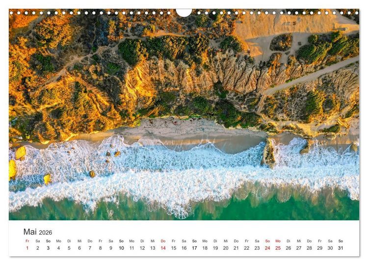 Produktbild: Am Strand von Malibu (Wandkalender 2026 DIN A3 quer), CALVENDO Monatskalender