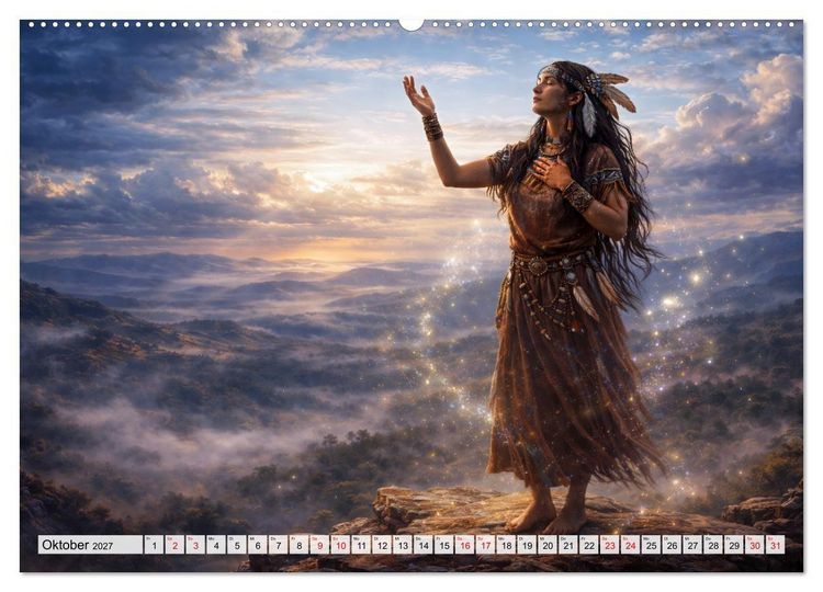 Produktbild: Ein spiritueller Weg. Im Rhythmus der Natur (Wandkalender 2027 DIN A2 quer), CALVENDO Monatskalender