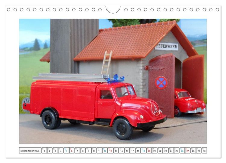 Produktbild: Wirtschaftswunder en miniature (Wandkalender 2026 DIN A4 quer), CALVENDO Monatskalender