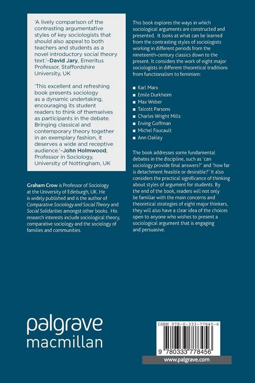 Produktbild: The Art of Sociological Argument