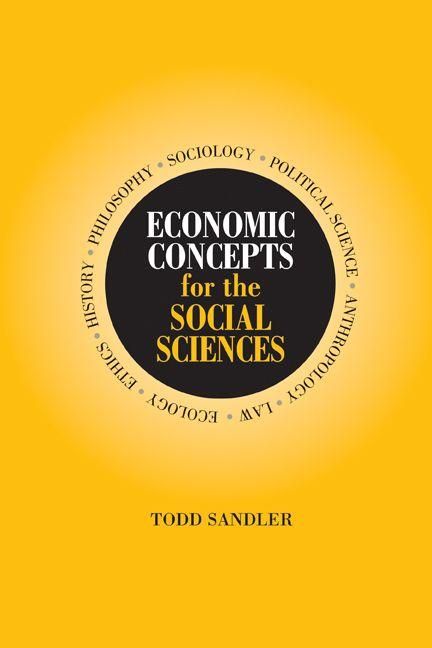 Produktbild: Economic Concepts for the Social Sciences