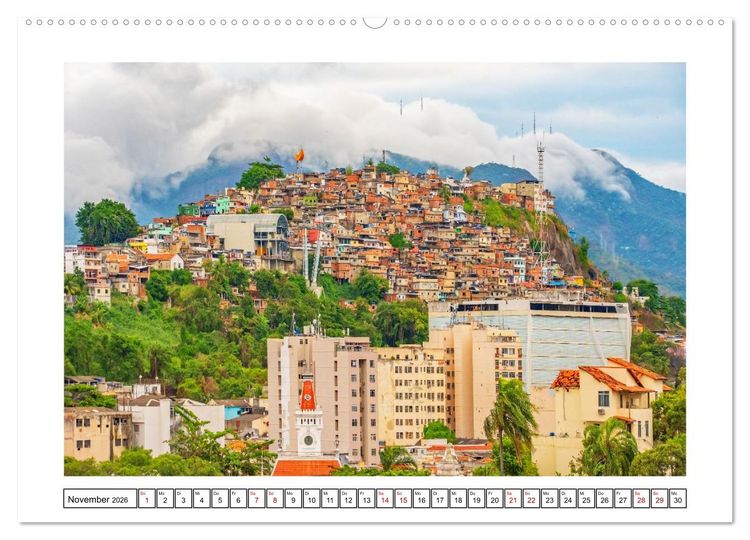 Produktbild: Brasiliens K&uuml;stenst&auml;dte - Rio de Janeiro, Olinda und Salvador de Bahia (Wandkalender 2026 DIN A2 quer), CALVENDO Monatskalender