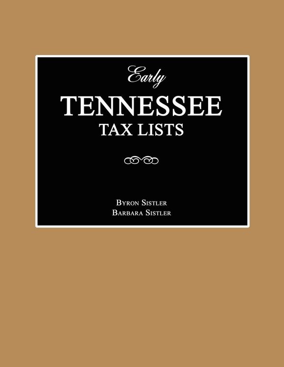Produktbild: Early Tennessee Tax Lists