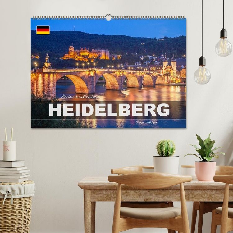 Produktbild: Baden-W&uuml;rttemberg - Heidelberg (Wandkalender 2027 DIN A2 quer), CALVENDO Monatskalender