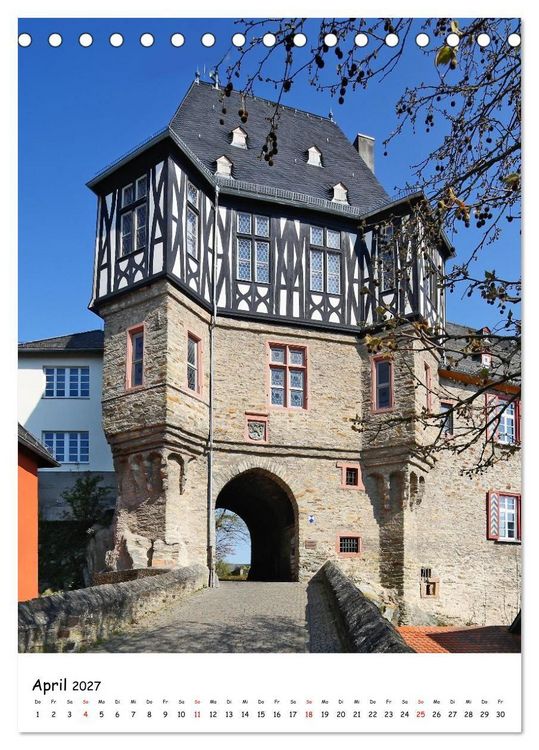 Produktbild: Idstein &ndash; eine Fachwerkidylle (Tischkalender 2027 DIN A5 hoch), CALVENDO Monatskalender