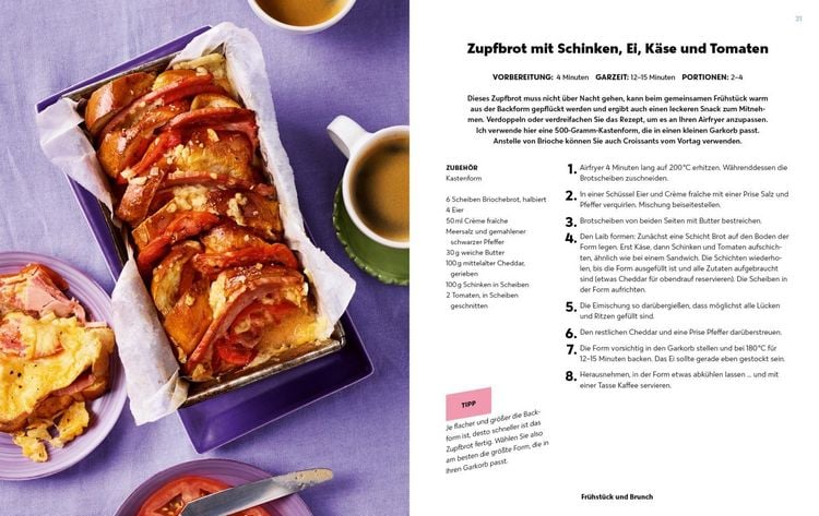 Produktbild: Das geniale Airfryer-Kochbuch &ndash; 15-Minuten-Gerichte