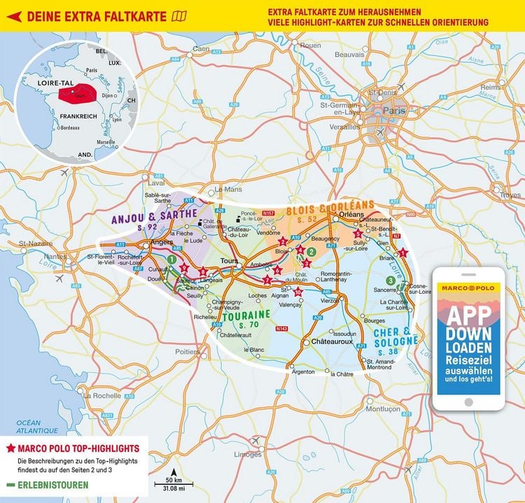 Produktbild: MARCO POLO Reisef&uuml;hrer Loire-Tal