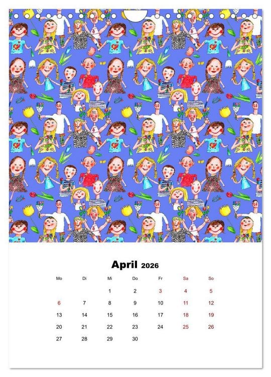 Produktbild: MUSTERMACKE (Wandkalender 2026 DIN A4 hoch), CALVENDO Monatskalender