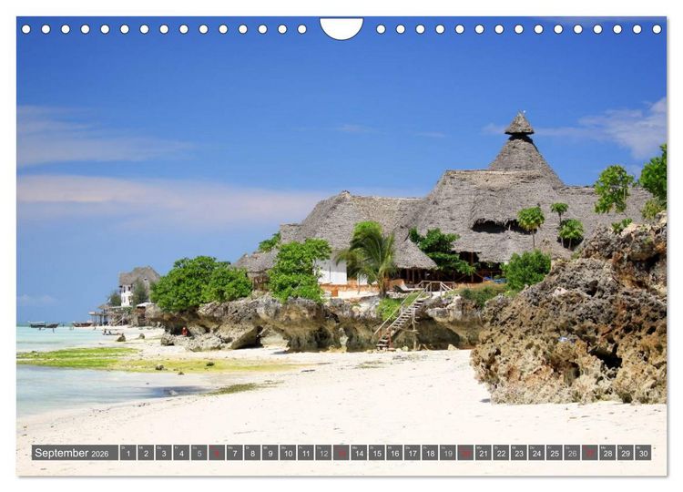 Produktbild: Sansibar (Wandkalender 2026 DIN A4 quer), CALVENDO Monatskalender