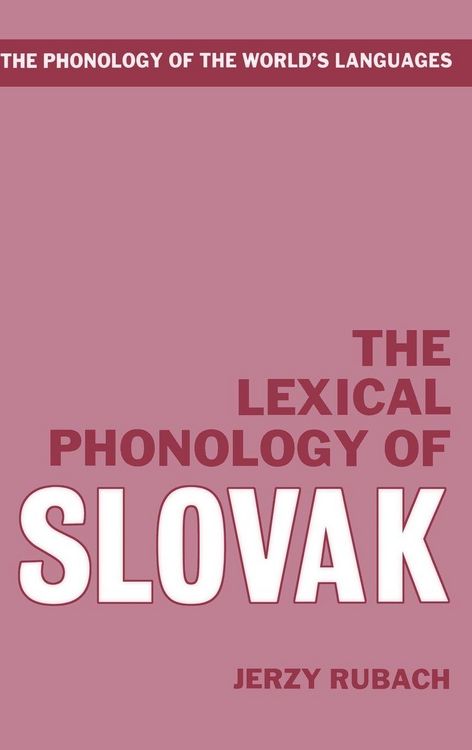 Produktbild: The Lexical Phonology of Slovak