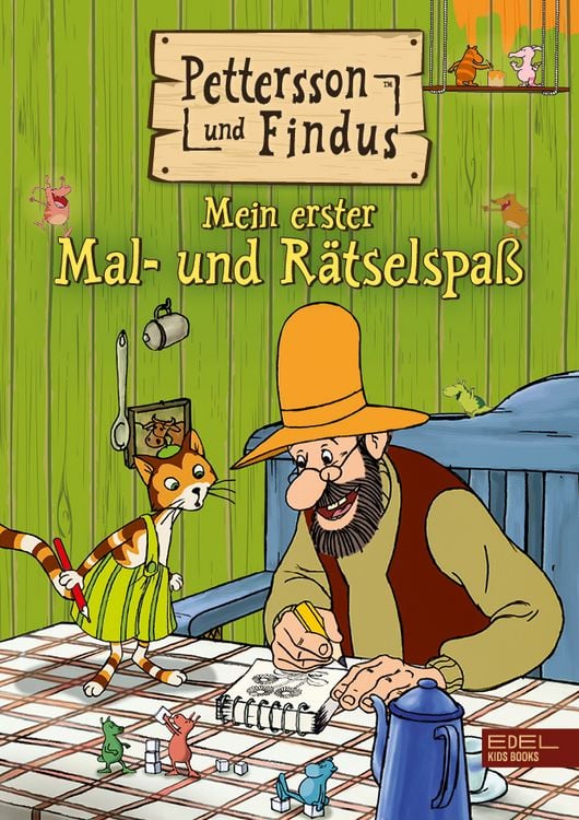 Produktbild: Pettersson und Findus: Mein erster Mal- und R&auml;tselspa&szlig;