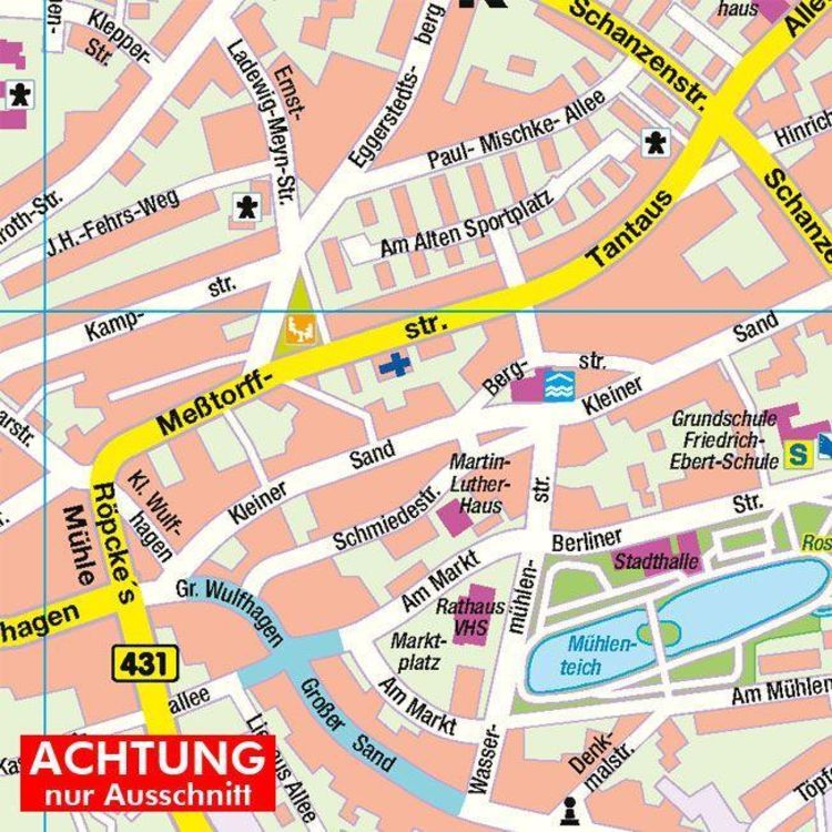 Produktbild: HARTMANN-PLAN Tornesch, Uetersen und Amt Geest und Marsch S&uuml;dholstein 1:23.000, Stadtplan und Amtsplan