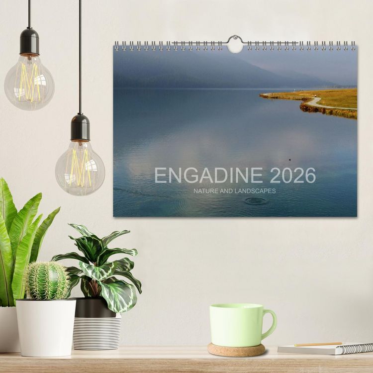 Produktbild: Engadine 2026 - Nature and landscapes (Wall Calendar 2026 DIN A4 landscape), CALVENDO 12 Month Wall Calendar