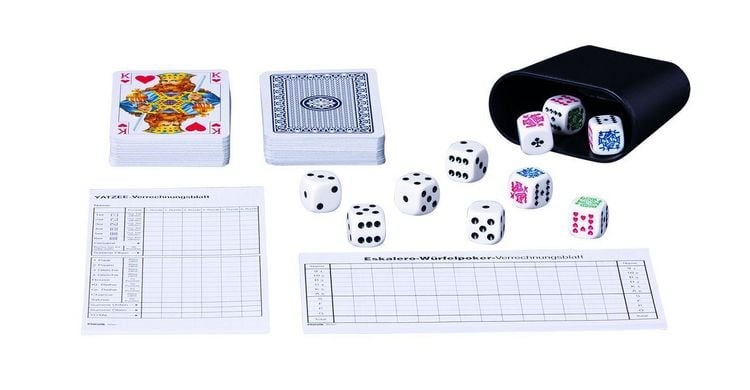 Produktbild: 175 x Spa&szlig; mit W&uuml;rfeln & Karten (Spielesammlung)
