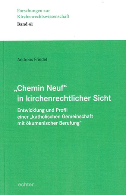 Produktbild: "Chemin Neuf" in kirchenrechtlicher Sicht