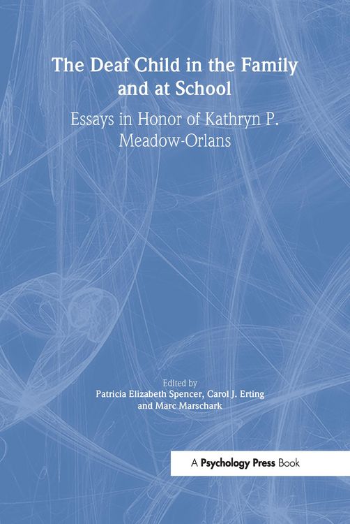 Produktbild: The Deaf Child in the Family and at School