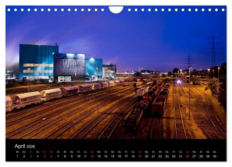 Produktbild: Duisburgs N&auml;chte (Wandkalender 2026 DIN A4 quer), CALVENDO Monatskalender