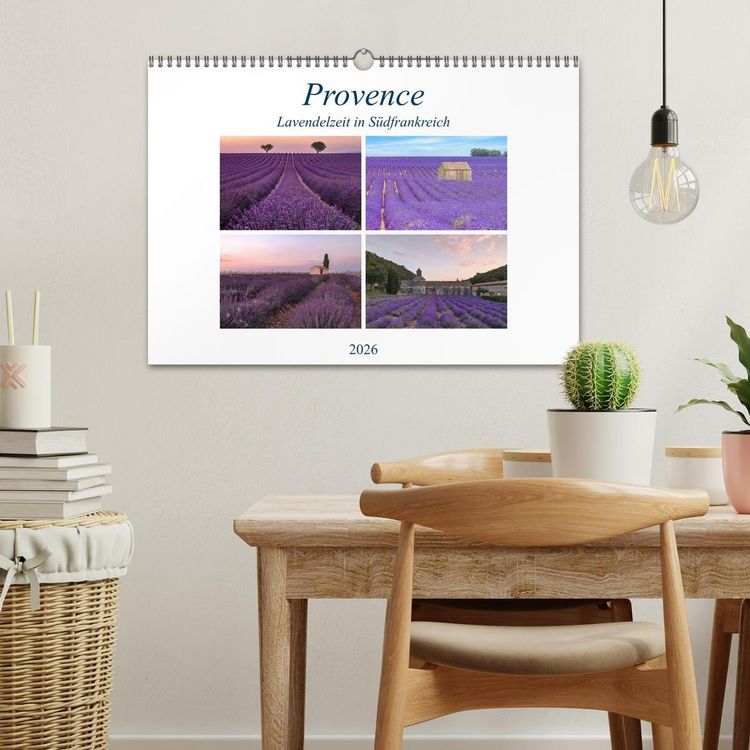 Produktbild: Provence, Lavendelzeit in S&uuml;dfrankreich (Wandkalender 2026 DIN A3 quer), CALVENDO Monatskalender