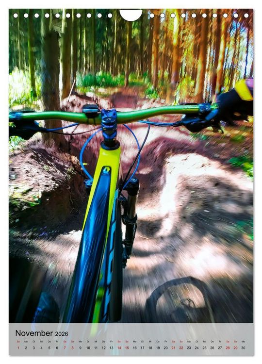 Produktbild: Mountainbike - einfach Spa&szlig; (Wandkalender 2026 DIN A4 hoch), CALVENDO Monatskalender