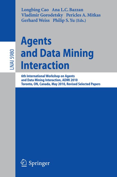 Produktbild: Agents and Data Mining Interaction