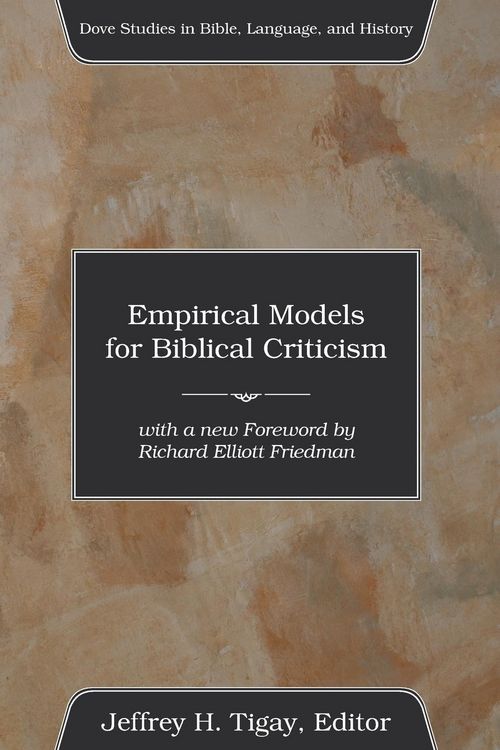 Produktbild: Empirical Models for Biblical Criticism