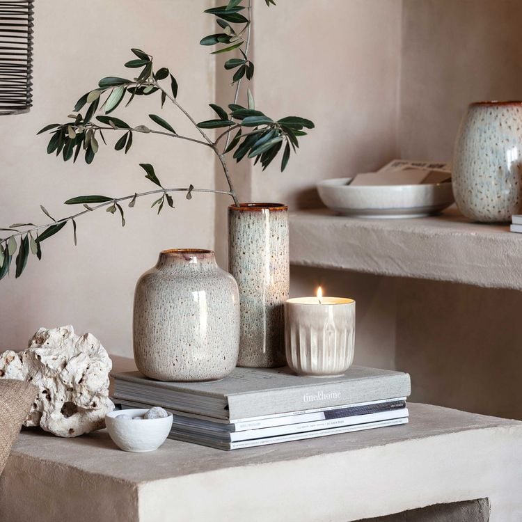 Produktbild: Villeroy & Boch Lave Vase Cylinder beige klein