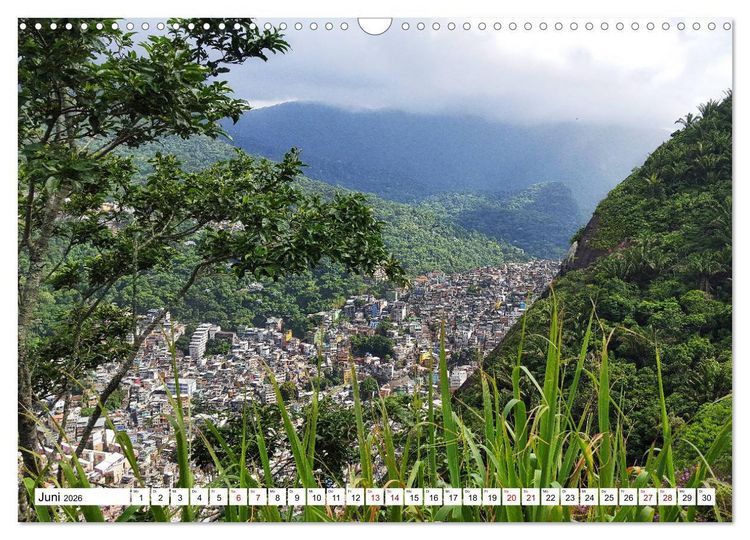 Produktbild: Buntes Brasilien (Wandkalender 2026 DIN A3 quer), CALVENDO Monatskalender