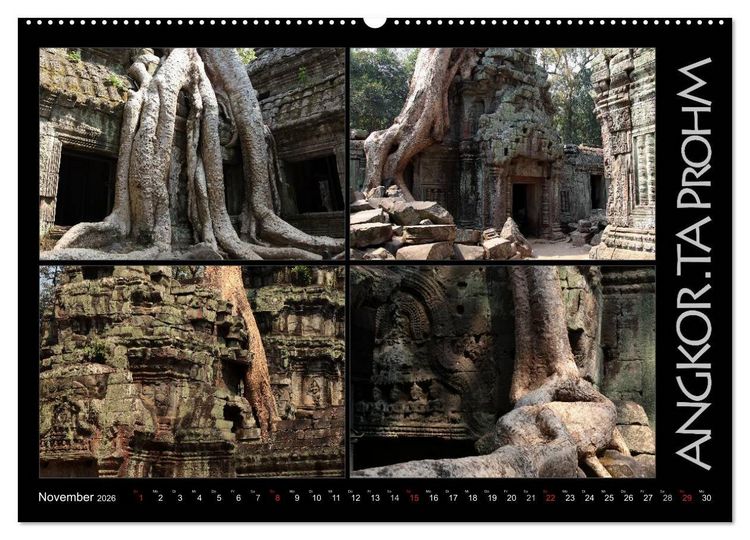 Produktbild: Kambodscha - Highlights aus Asien 2026 (Wandkalender 2026 DIN A2 quer), CALVENDO Monatskalender