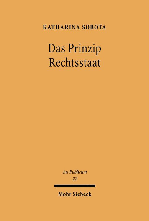 Produktbild: Das Prinzip Rechtsstaat
