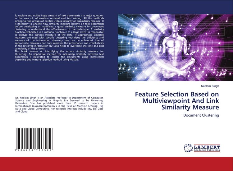 Produktbild: Feature Selection Based on Multiviewpoint And Link Similarity Measure