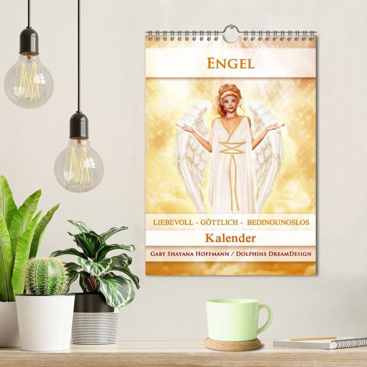 Produktbild: Engel - Kalender (Wandkalender 2026 DIN A4 hoch), CALVENDO Monatskalender
