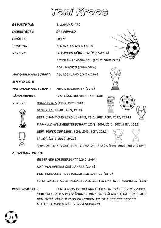 Produktbild: Fu&szlig;ball Malbuch - Tore, Siege & Triumphe SUPERSTARS Fu&szlig;ballhelden der EM 2024 &ndash; ab 8 Jahren mit 60 Ausmalbildern