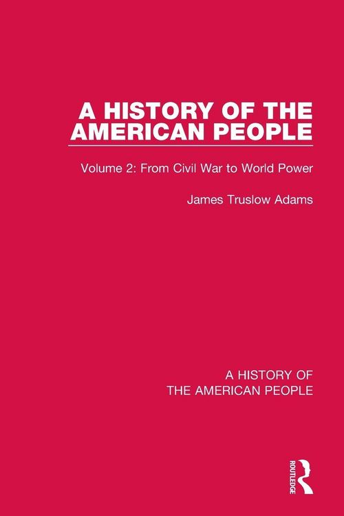 Produktbild: A History of the American People