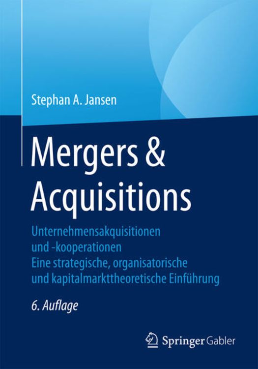 Produktbild: Mergers & Acquisitions