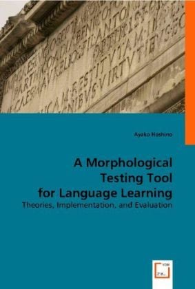 Produktbild: Hoshino, A: A Morphological Testing Tool for Language Learni