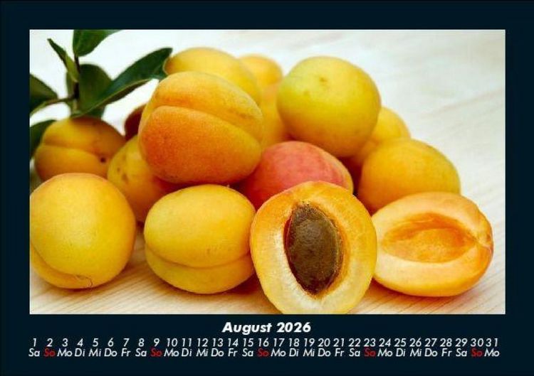 Produktbild: Obstkalender 2026 Fotokalender DIN A5