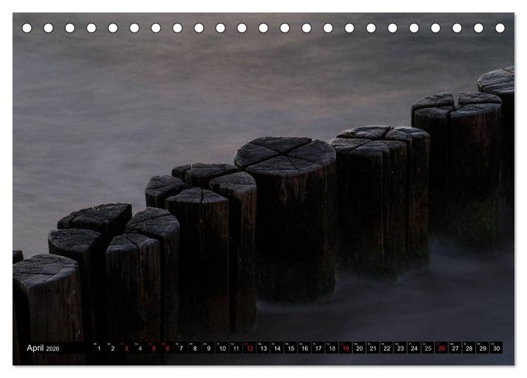 Produktbild: Binz Zingst 2026 (Tischkalender 2026 DIN A5 quer), CALVENDO Monatskalender