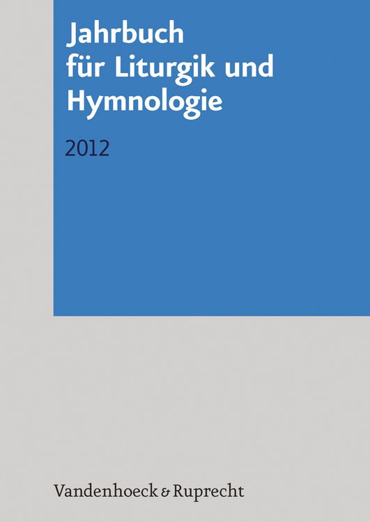 Produktbild: Jahrbuch f&uuml;r Liturgik und Hymnologie