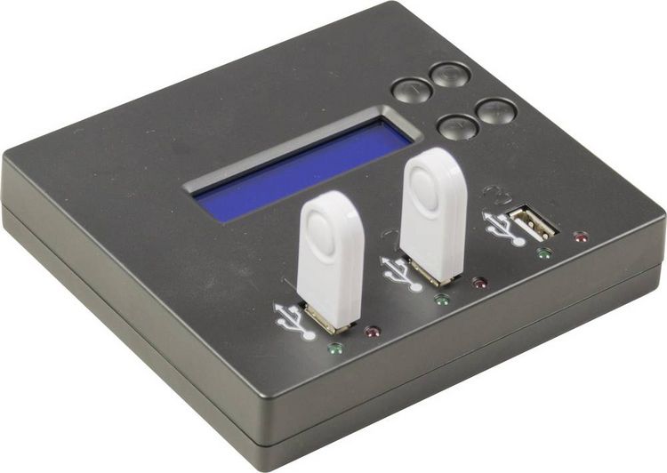 Produktbild: Renkforce UB300 2fach USB-Kopierstation USB-A (USB 2.0) tragbar