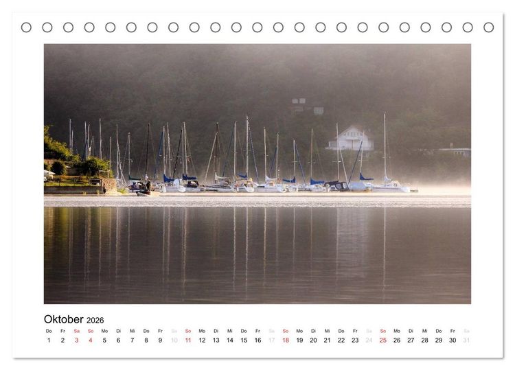 Produktbild: Boote 2026 (Tischkalender 2026 DIN A5 quer), CALVENDO Monatskalender