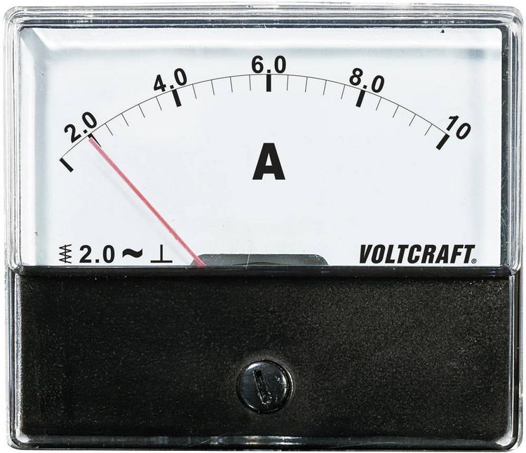 Produktbild: VOLTCRAFT AM-70X60/10A AM-70X60/10A Einbau-Messger&auml;t AM-70X60/10A 10A Dreheisen