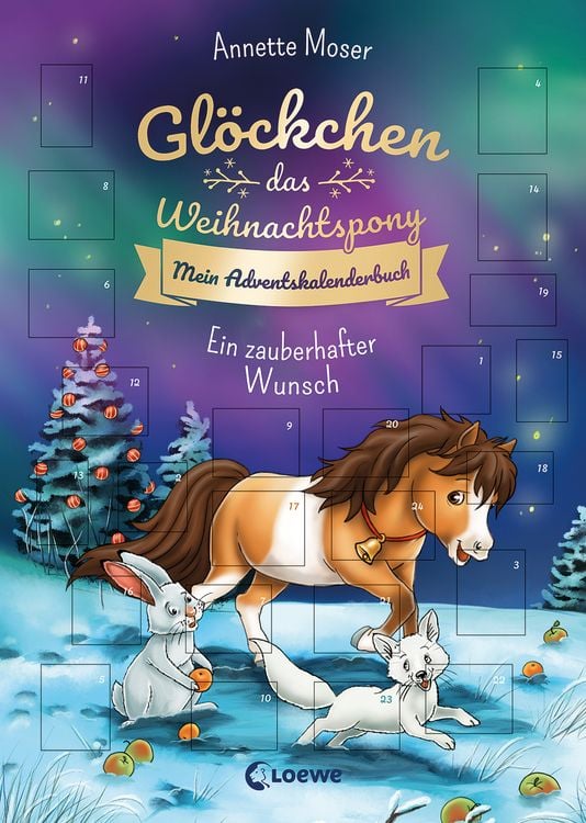 Produktbild: Gl&ouml;ckchen, das Weihnachtspony Mein Adventskalenderbuch - Ein zauberhafter Wunsch