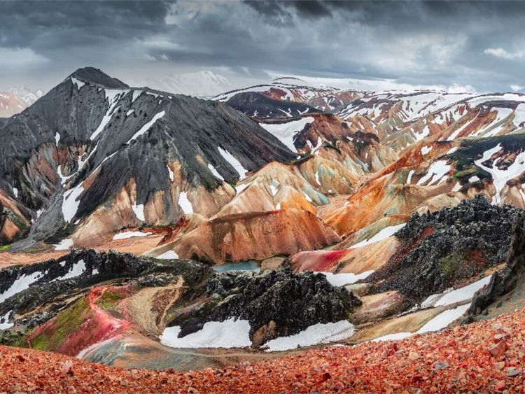 Produktbild: CALVENDO Puzzle Island, Vulkans Bl&aacute;hn&uacute;kur | 1000 Teile Lege-Gr&ouml;&szlig;e 64x48cm Foto-Puzzle f&uuml;r gl&uuml;ckliche Stunden