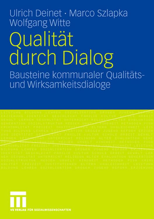 Produktbild: Qualit&auml;t durch Dialog