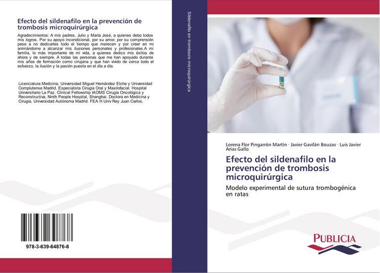 Produktbild: Efecto del sildenafilo en la prevenci&oacute;n de trombosis microquir&uacute;rgica