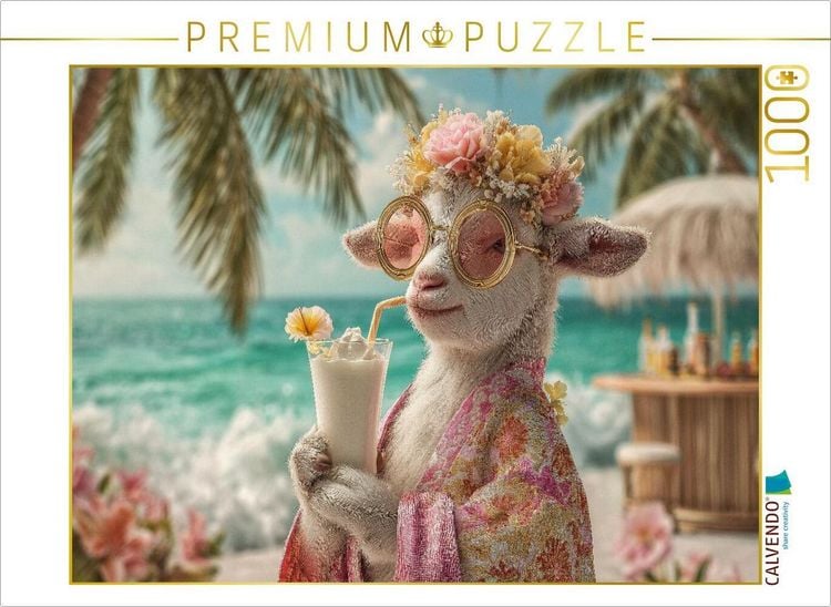 Produktbild: CALVENDO Puzzle Selfie-Time mit Milchshake | 1000 Teile Lege-Gr&ouml;&szlig;e 64x48cm Foto-Puzzle f&uuml;r gl&uuml;ckliche Stunden