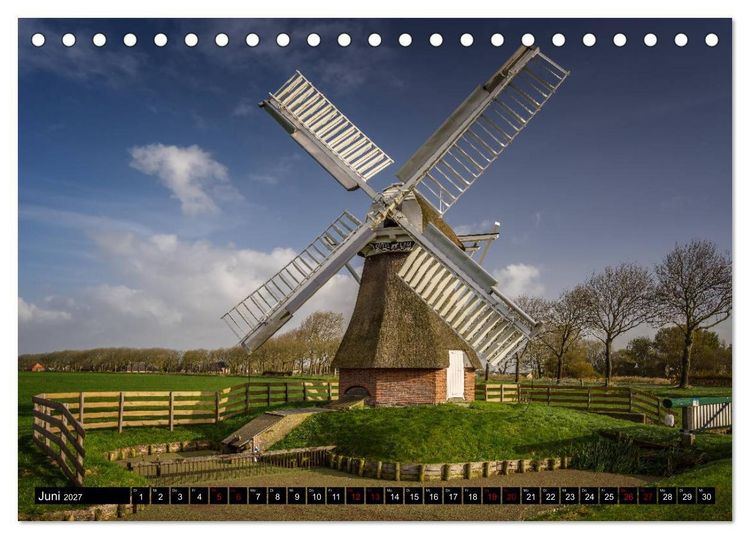 Produktbild: Provinz Groningen (Tischkalender 2027 DIN A5 quer), CALVENDO Monatskalender